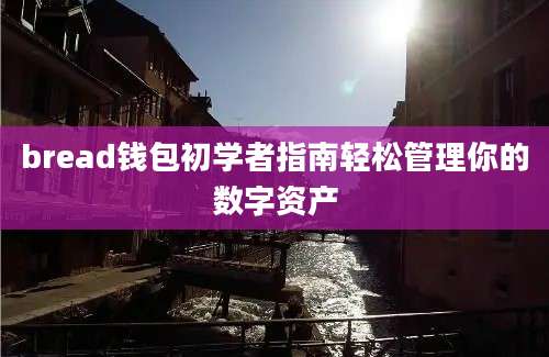 bread钱包初学者指南轻松管理你的数字资产