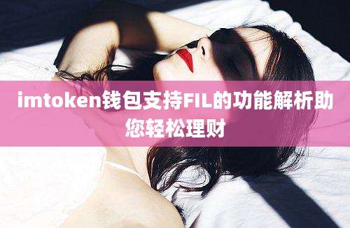 imtoken钱包支持FIL的功能解析助您轻松理财