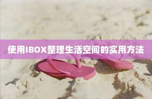 使用IBOX整理生活空间的实用方法