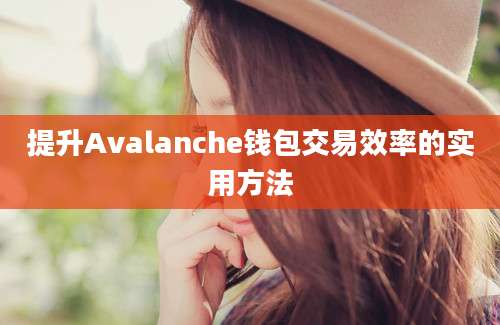 提升Avalanche钱包交易效率的实用方法