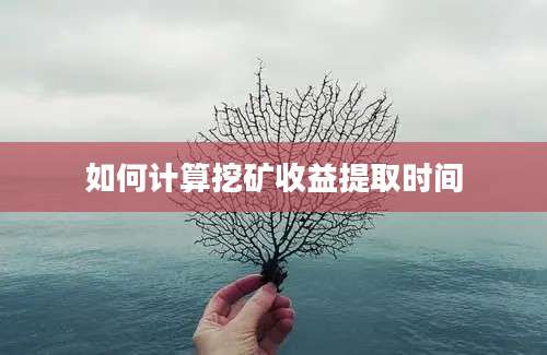 如何计算挖矿收益提取时间