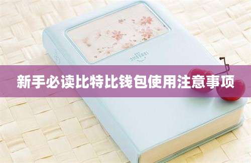 新手必读比特比钱包使用注意事项